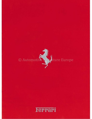 1989 FERRARI RANGE BROCHURE ITALIAN 573/89