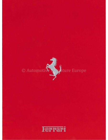 1989 FERRARI RANGE BROCHURE ITALIAN 573/89