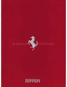 1990 FERRARI PROGRAMMA BROCHURE DUITS 573/89