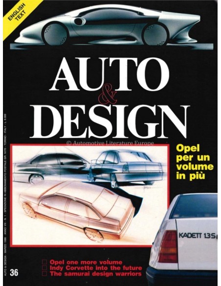 1986 AUTO & DESIGN MAGAZINE ITALIAANS & ENGELS 36