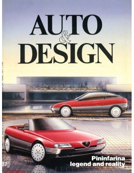 1986 AUTO & DESIGN MAGAZINE ITALIAN & ENGLISH 37