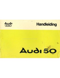 1975 AUDI 50 BETRIEBSANLEITUNG NIEDERLÄNDISCH