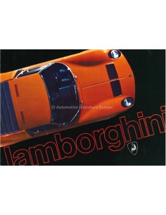 1970 LAMBORGHINI MIURA JARAMA ESPADA BROCHURE ENGLISH