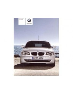 2009 BMW 1 SERIE INSTRUCTIEBOEKJE DUITS