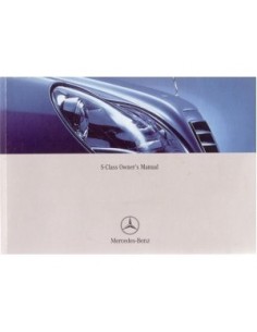 2002 MERCEDES BENZ S KLASSE INSTRUCTIEBOEKJE ENGELS