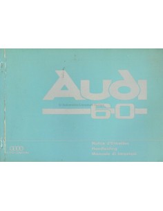 1968 AUDI 60 OWNERS MANUAL HANDBOOK DUTCH FRENCH ITALIAN