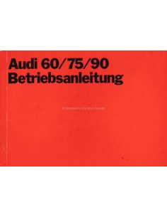 1970 AUDI 60 /  75 /  90 INSTRUCTIEBOEKJE DUITS