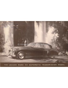1957 JAGUAR MK VII SALOON PROSPEKT ENGLISCH