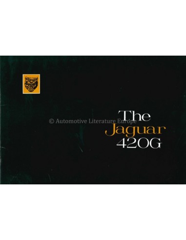 1968 JAGUAR 420 G BROCHURE ENGLISH