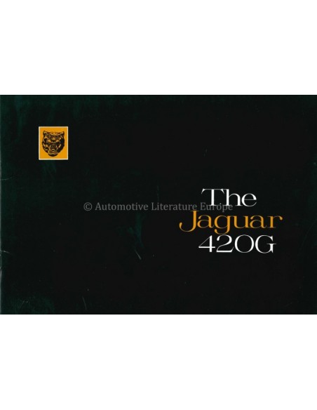 1968 JAGUAR 420 G BROCHURE ENGLISH