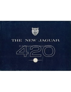 1967 JAGUAR 420 G BROCHURE ENGELS