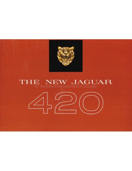 1967 JAGUAR 420 G PROSPEKT ENGLISCH