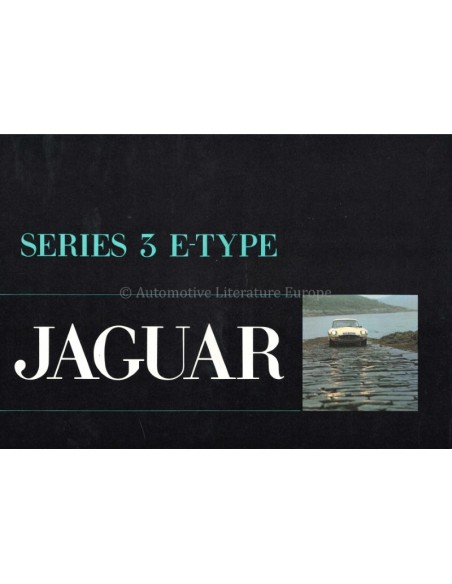 1971 JAGUAR SERIES 3 E-TYPE BROCHURE