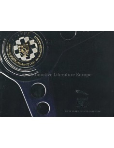 2011 JAGUAR E-TYPE 50TH ANNIVERSARY BROCHURE ENGELS