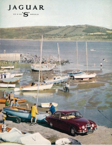 1963 JAGUAR 3.4 AND 3.8 LITRE S-TYPE BROCHURE ENGELS