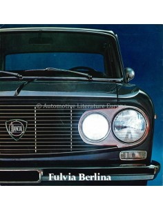 1971 LANCIA FULVIA BERLINA BROCHURE