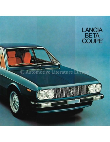 1974 LANCIA BETA COUPE BROCHURE ENGELS