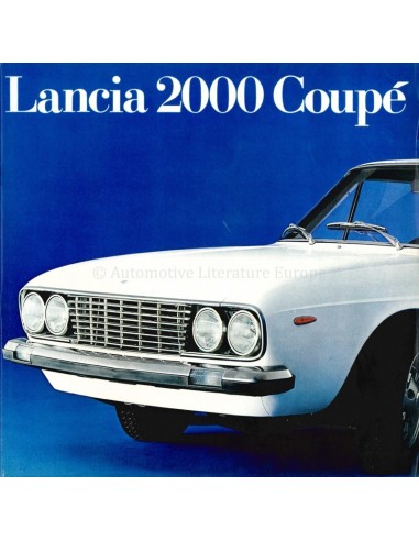 1971 LANCIA 2000 COUPÉ BROCHURE