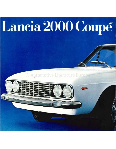 1971 LANCIA 2000 COUPÉ PROSPEKT