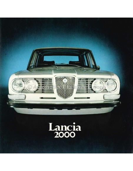 1971 LANCIA 2000 BROCHURE