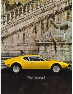 1973 DE TOMASO PANTERA L BROCHURE ENGLISH US