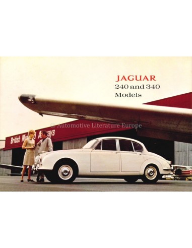 1967 JAGUAR MK II 240 / 340  PROSPEKT ENGLISCH