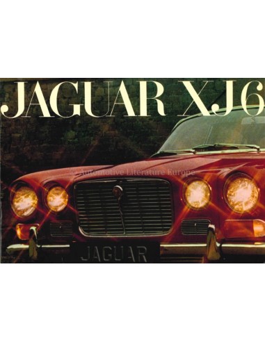 1970 JAGUAR XJ6 BROCHURE ENGELS