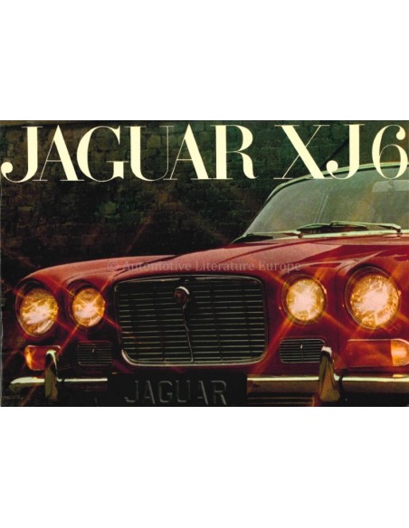 1970 JAGUAR XJ6 BROCHURE ENGLISH