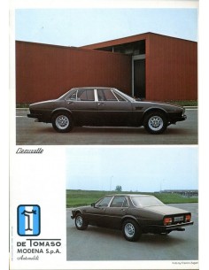 1976 DE TOMASO DEAUVILLE BROCHURE 2