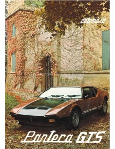 1980 DE TOMASO PANTERA GTS BROCHURE