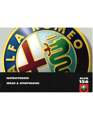 2000 ALFA ROMEO 156 SPORTWAGON BETRIEBSANLEITUNG NIEDERLANDISCH