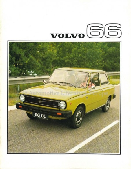 1976 VOLVO 66 BROCHURE NEDERLANDS