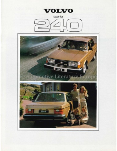 1979 VOLVO 240 SERIES BROCHURE DUTCH