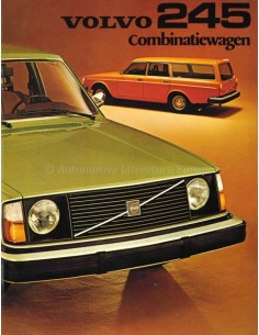 1975 VOLVO 245 COMBINATIEWAGEN BROCHURE DUTCH