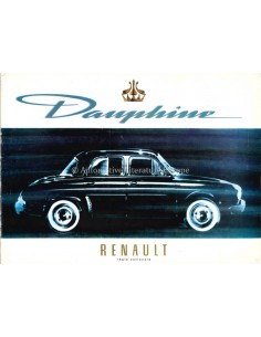 1960 RENAULT DAUPHINE PROSPEKT DEUTSCH