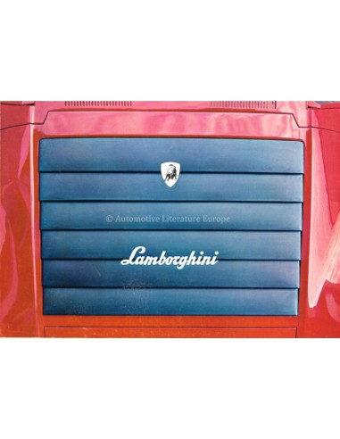 1969 LAMBORGHINI MIURA ISLERO ESPADA BROCHURE ITALIAANS