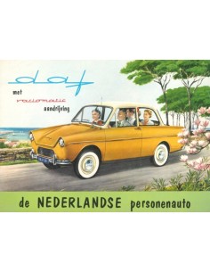 1959 DAF 600 VARIOMATIC BROCHURE DUTCH