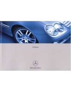 2006 MERCEDES BENZ SL KLASSE INSTRUCTIEBOEKJE DUITS
