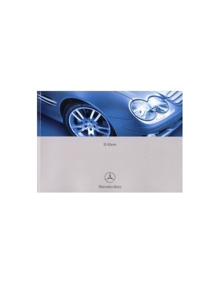 2006 MERCEDES BENZ SL KLASSE INSTRUCTIEBOEKJE DUITS