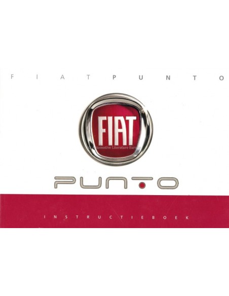 2012 FIAT PUNTO BETRIEBSANLEITUNG NIEDERLANDISCH
