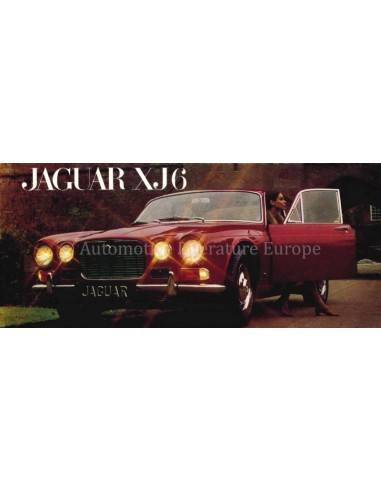 1969 JAGUAR XJ6 BROCHURE ENGELS