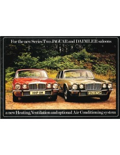 1973 JAGUAR / DAIMLER XJ SERIES II BROCHURE ENGELS