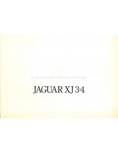 1975 JAGUAR XJ 3.4 BROCHURE NEDERLANDS