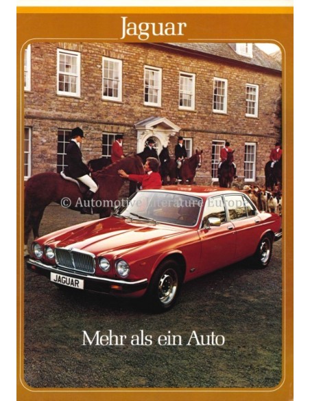 1980 JAGUAR XJ SERIES III PROSPEKT DEUTSCH