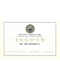 1953 JAGUAR XK 140 BROCHURE ENGELS