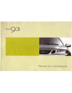 2003 SAAB 9.3 INSTRUCTIEBOEKJE ITALIAANS