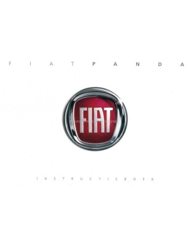 2009 FIAT PANDA BETRIEBSANLEITUNG NIEDERLANDISCH