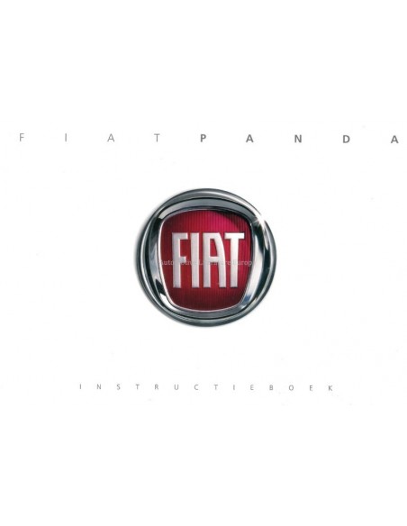 2012 FIAT PANDA BETRIEBSANLEITUNG NIEDERLANDISCH