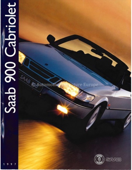 1997 SAAB 900 CABRIOLET PROSPEKT NIEDERLÄNDISCH