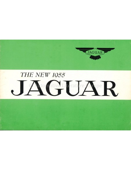 1955 JAGUAR XK 140 / MARK VII BROCHURE ENGELS